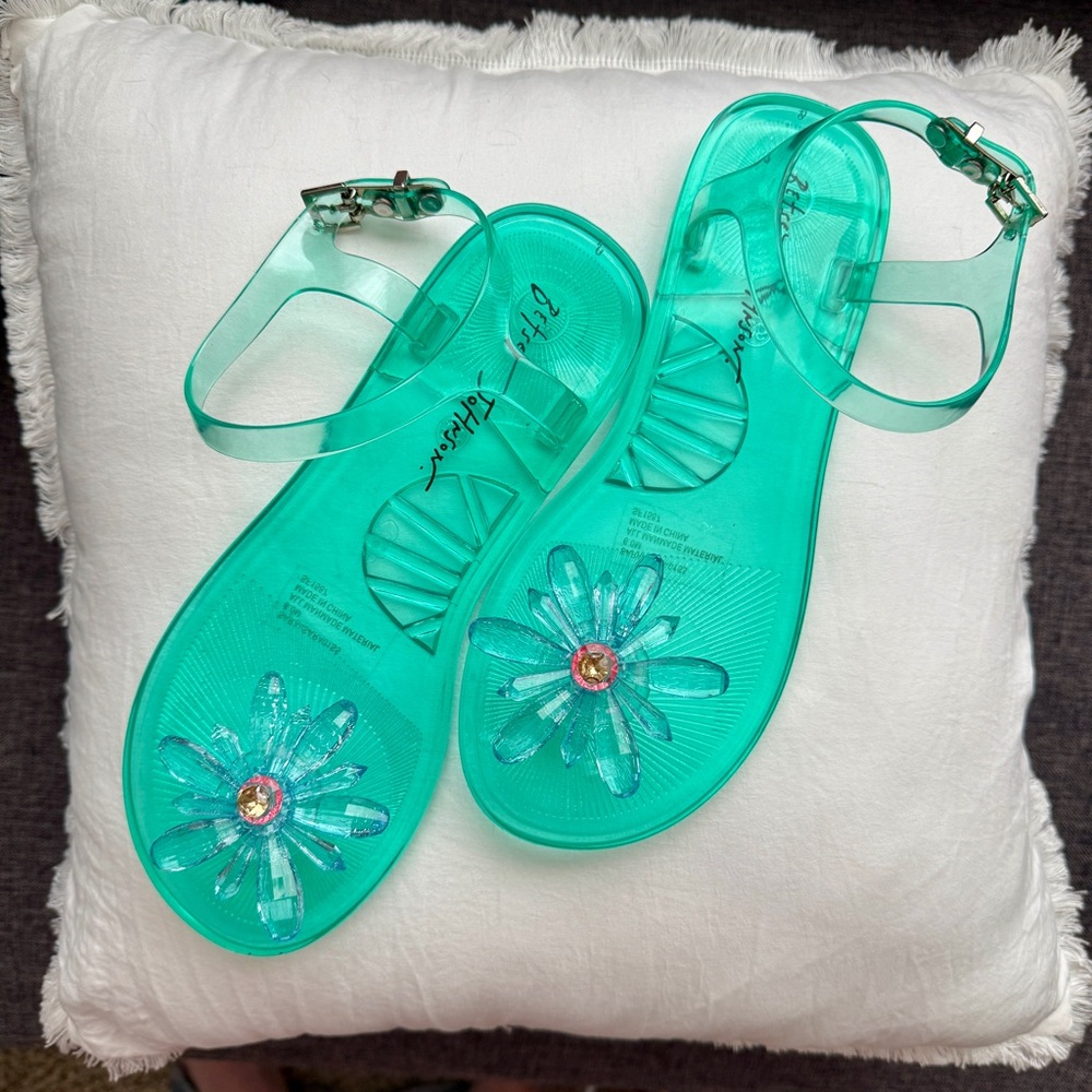 NWOT Betsey Johnson Jelly Sandals